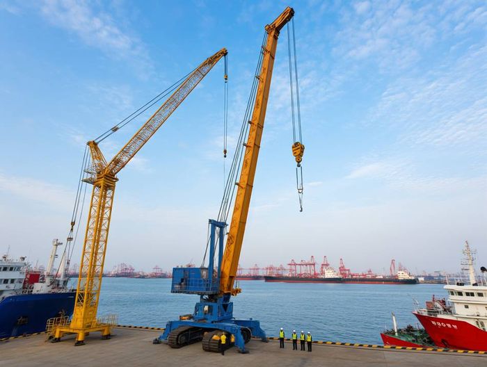 船舶起重机安全性能测试