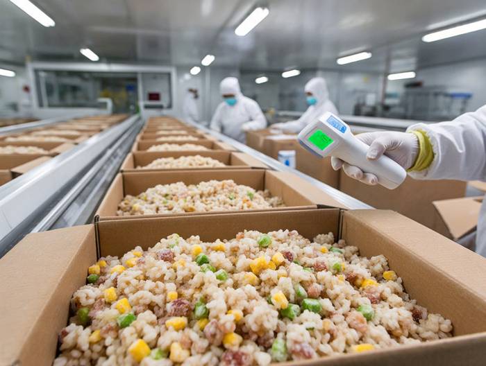 冷冻炒饭冷链运输验证