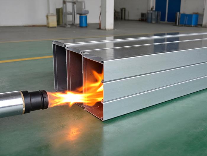 防火铝镁锰隔断防火等级测试