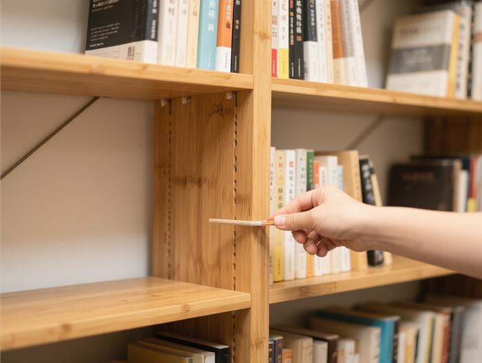 竹制书架稳定性验证