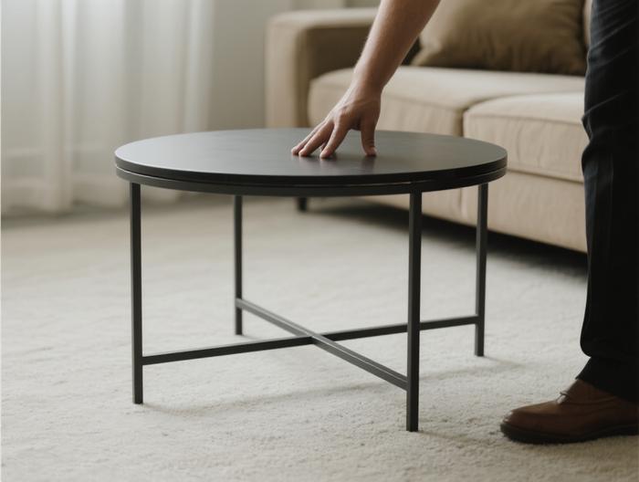 铁艺茶几稳定性验证