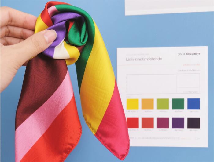 丝巾色牢度测试