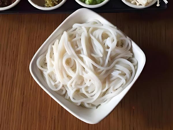 米线口感过硬、易断，煮制时间过长等问题检测