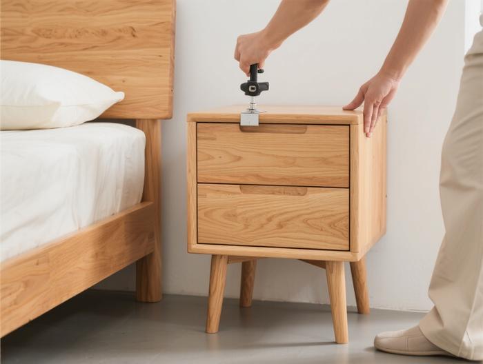 松木床头柜稳定性验证