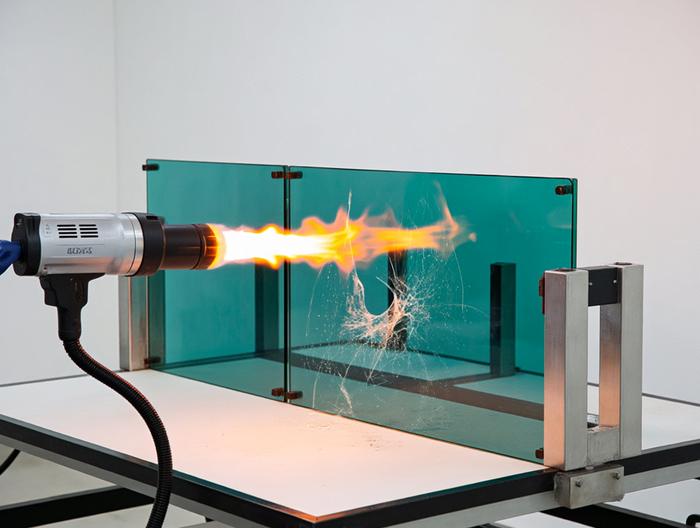 建筑玻璃防火等级测试