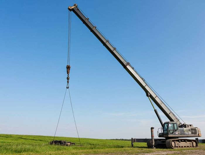 挖掘机起重臂疲劳寿命测试