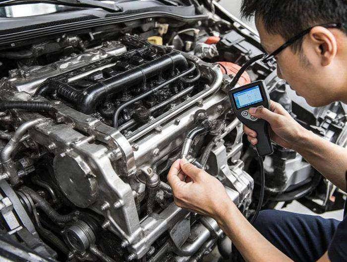 汽车发动机缸体无损探伤