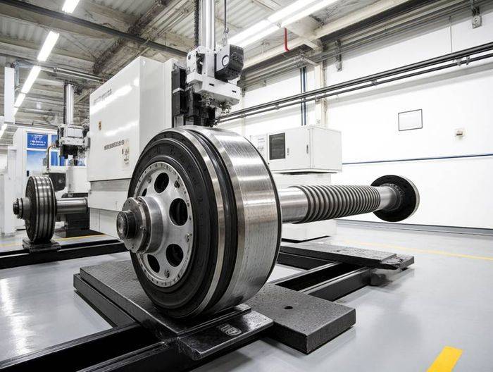 铁路机车车轮轴疲劳寿命测试