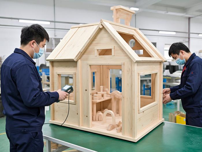 木质玩具屋安全检测