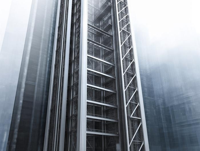 电梯钢结构井道抗震性能评估