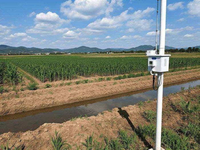 农田退水氮磷流失通量监测