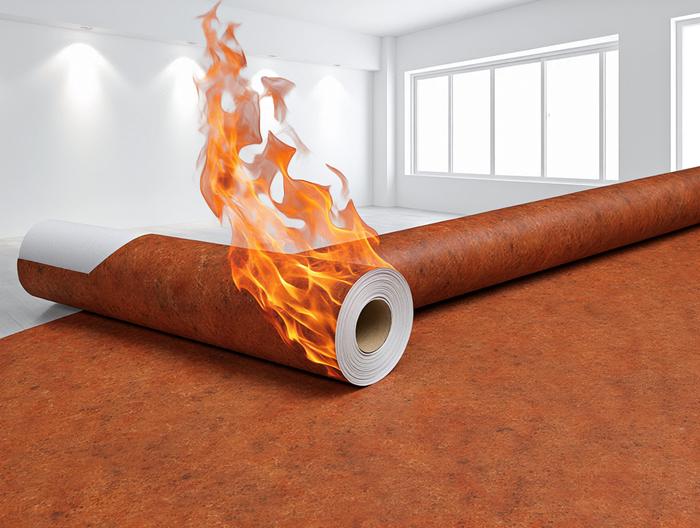 防火壁纸防火等级测试