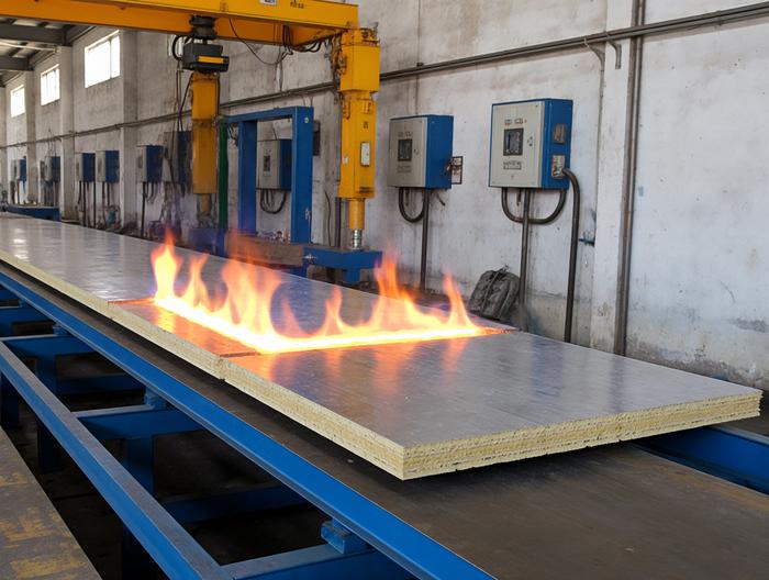 防火硅钙板防火等级测试